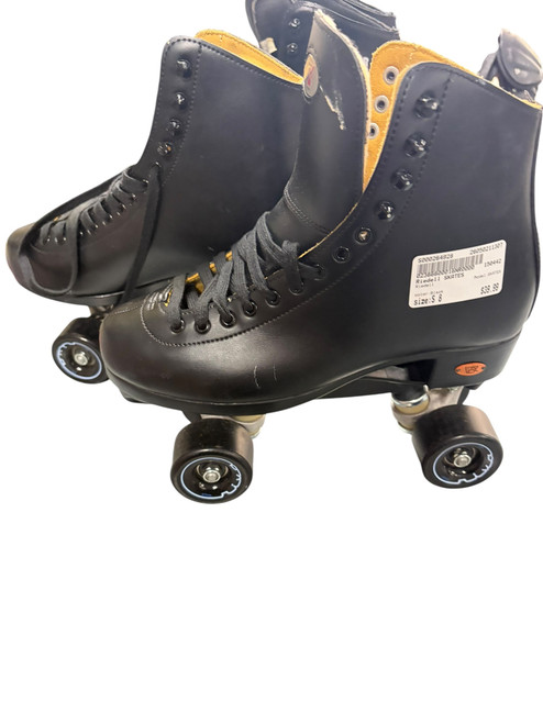 Vist Large View of Product Image Which is Used Riedell SKATES Senior Roller Quad Skates Black Senior 8