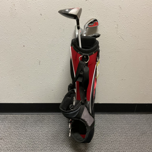 Vist Large View of Product Image Which is Used Wilson JGI Jr Package Set LH Black And Red 5 Piece