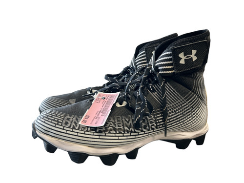 Vist Large View of Product Image Which is Used Under Armour FRANCHISE Adult FB Cleats Black Senior 7