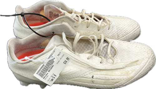 Vist Large View of Product Image Which is Used Adidas ADIZERO Adult FB Cleats White Senior 9