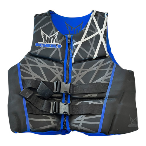 Vist Large View of Product Image Which is Used HO Adult PFD Black And Navy Blue XL