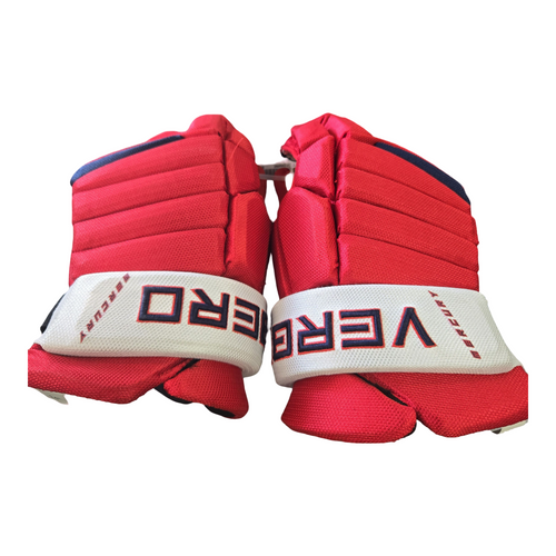 Vist Large View of Product Image Which is Used Verbero MERCURY SR HOCKEY GLOVES Senior Gloves Red 14"