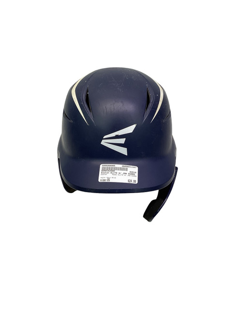 Vist Large View of Product Image Which is Used Easton ELITE W/ JAW GUARD Batting Helmet w/Mask Navy Blue One Size