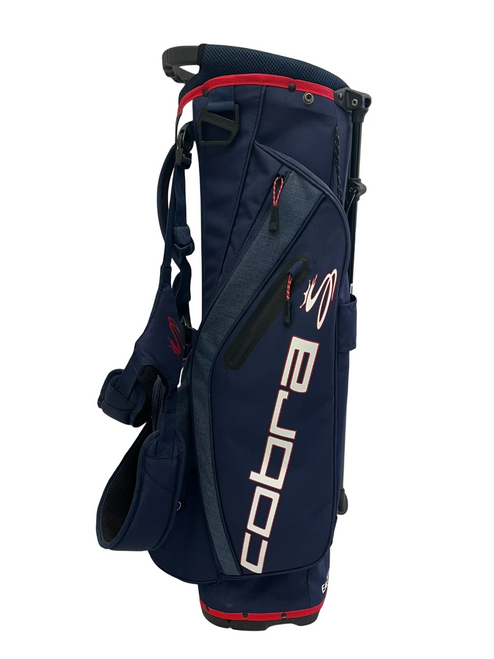 Vist Large View of Product Image Which is Used Cobra Red/White/Blue 5 Way Stand Bag  