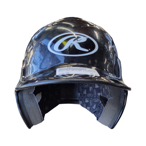 Vist Large View of Product Image Which is Used Rawlings BATTING HELMET 6 1/4 - 6 7/8 Batting Helmet No Mask Black One Size