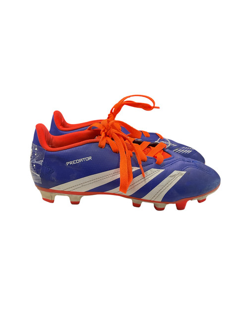 Vist Large View of Product Image Which is Used Adidas PREADATOR SZ 6.5 Soccer Cleats Royal Blue Senior 6.5