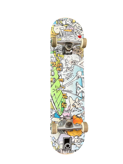 Vist Large View of Product Image Which is Used SKATE BOARD Complete Skateboard Black Regular