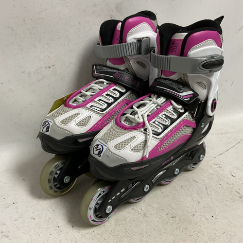 Vist Large View of Product Image Which is Used 5TH ELEMENT ADJ 5-8 Senior Rec Fitness Skates Pink Adjustable