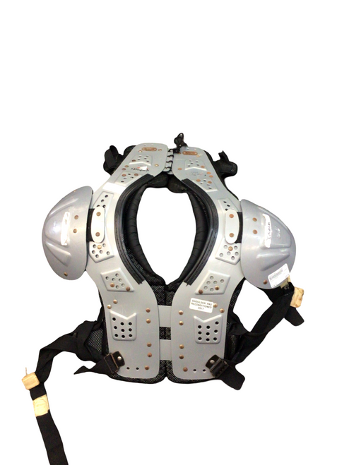 Vist Large View of Product Image Which is Used Schutt FLEX FB Shoulder Pads Grey XL