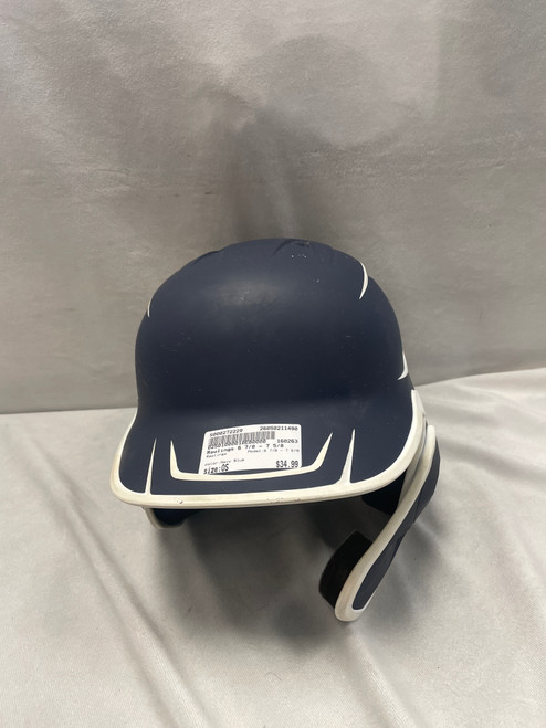 Vist Large View of Product Image Which is Used Rawlings 6 7/8 - 7 5/8 Batting Helmet No Mask Navy Blue One Size