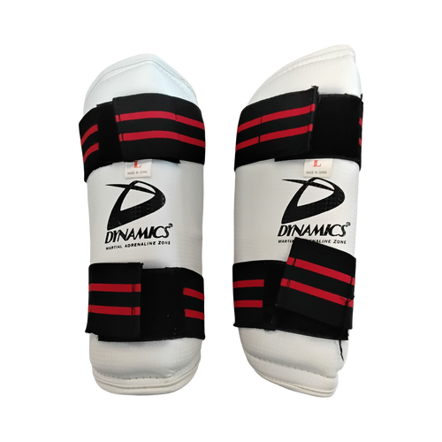 Vist Large View of Product Image Which is Used Martial Arts Forearm Pads White YLG