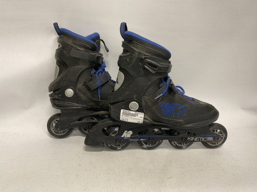 Vist Large View of Product Image Which is Used K2 KINETIC 78 Senior Rec Fitness Skates Black Senior 8