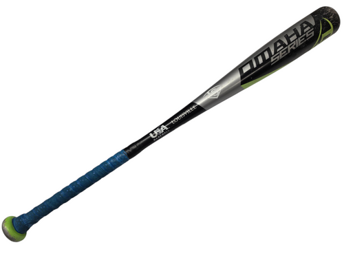 Vist Large View of Product Image Which is Used Louisville Slugger Omaha Series USA 2 5/8 Bat 30" Drop -10 (WTLUBO518B10)