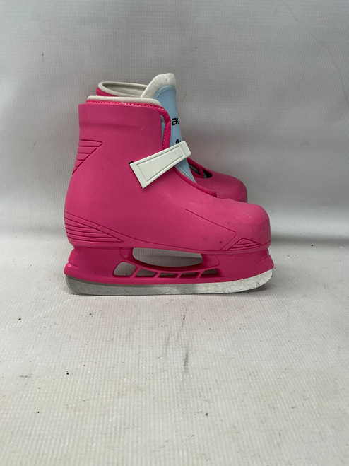 Vist Large View of Product Image Which is Used Bauer LIL ANGEL PINK 10/11 Youth Hockey Skate Pink Youth 10.0