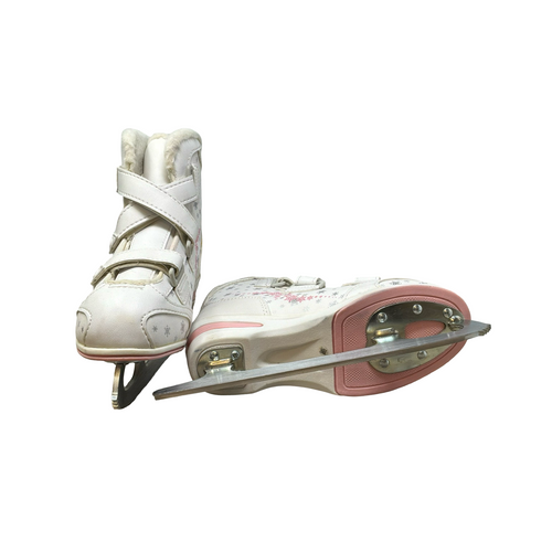 Vist Large View of Product Image Which is Used Jackson SOFTEC Girls Figure Skate White Junior 02