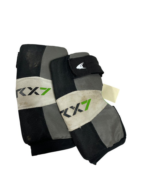 Vist Large View of Product Image Which is Used Champro CRX7 Lacrosse Arm Pads/Guards Grey LG