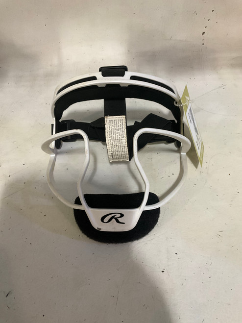 Vist Large View of Product Image Which is Used Rawlings FIELDERS MASK BB/SB Fielders Mask White MD
