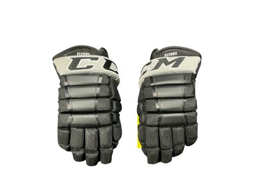 Vist Large View of Product Image Which is Used CCM HG4PC Intermediate Gloves Black And Grey 13"