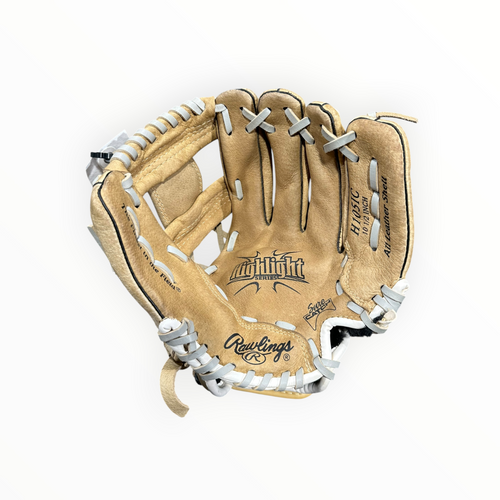 Vist Large View of Product Image Which is Used Rawlings H105IC BB/SB Glove RH Throw White 10 1/2"