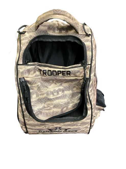 Vist Large View of Product Image Which is Used Dynamic Discs TROOPER Disc Golf Backpack Brown