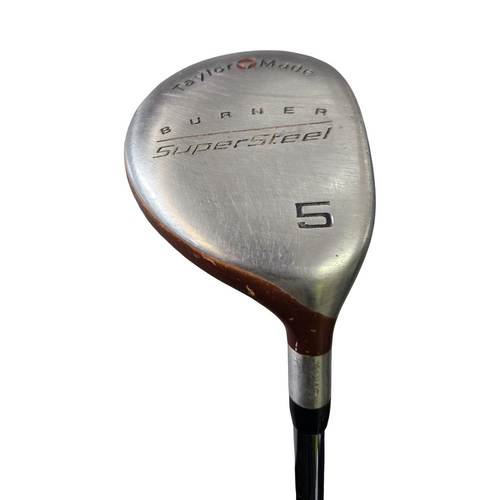 Vist Large View of Product Image Which is Used Taylormade BURNER SUPERSTEEL FAIRWAY Mens Fairway Wood RH 5 Wood