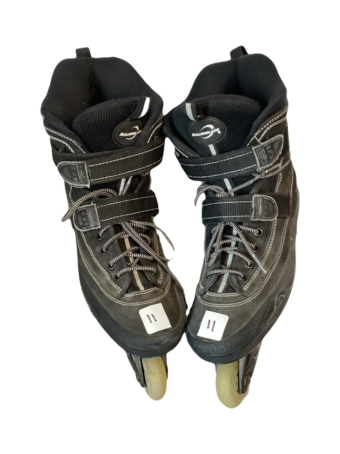 Vist Large View of Product Image Which is Used Rollerblade CY33 Senior Rec Fitness Skates Black Senior 11