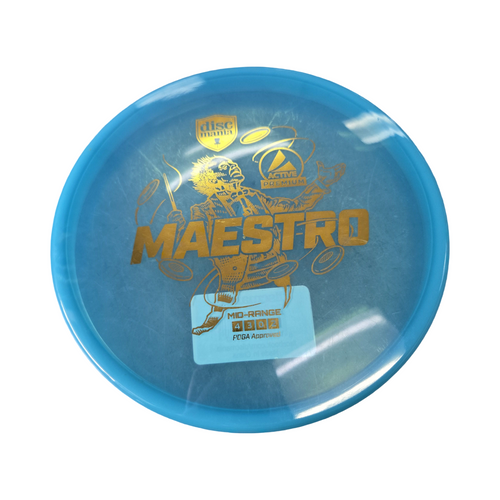 Vist Large View of Product Image Which is Used Discmania ACTIVE PREMIUM MAESTRO Disc Golf Mid Range Royal Blue