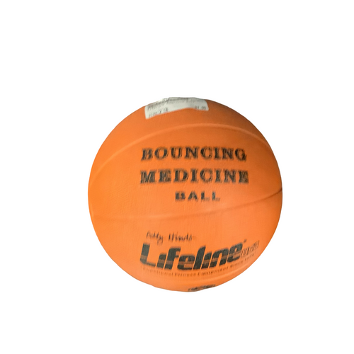 Vist Large View of Product Image Which is Used Lifeline Medicine Ball Orange 2 lb