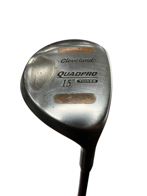 Vist Large View of Product Image Which is Used Cleveland QUADPRO 3 WOOD Mens Fairway Wood RH 3 Wood
