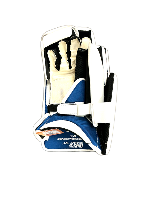Vist Large View of Product Image Which is Used True L87 7X Senior Goalie Blocker White