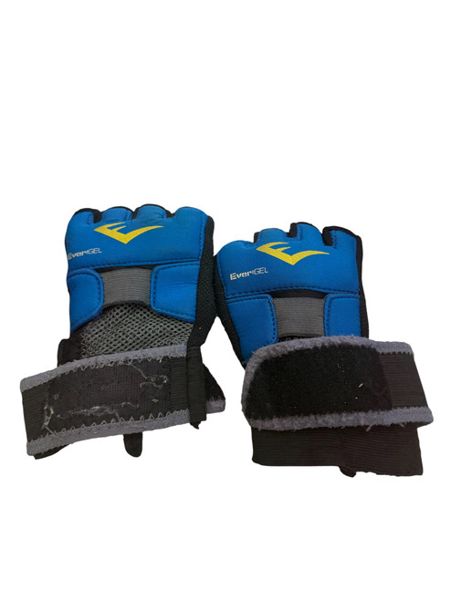 Vist Large View of Product Image Which is Used Everlast Martial Arts Gloves Royal Blue MD