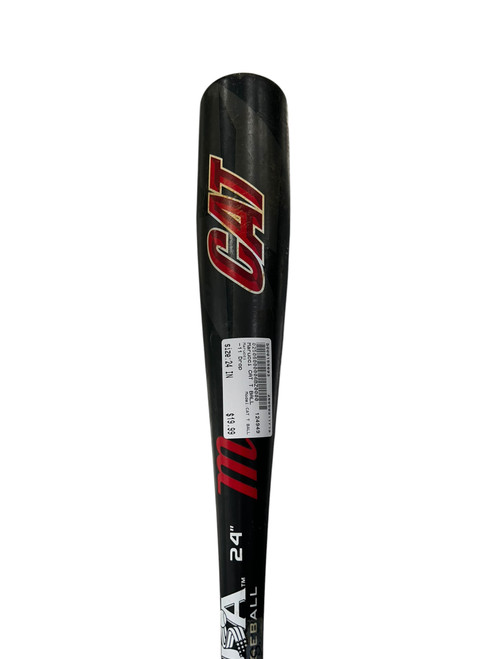 Vist Large View of Product Image Which is Used Marucci CAT T BALL BB/SB T-Ball Bat 24"