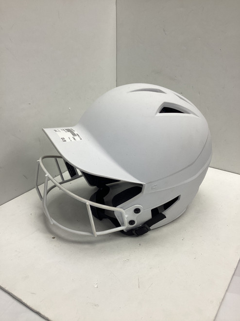Vist Large View of Product Image Which is Used Champro HX Batting Helmet w/Mask White LG
