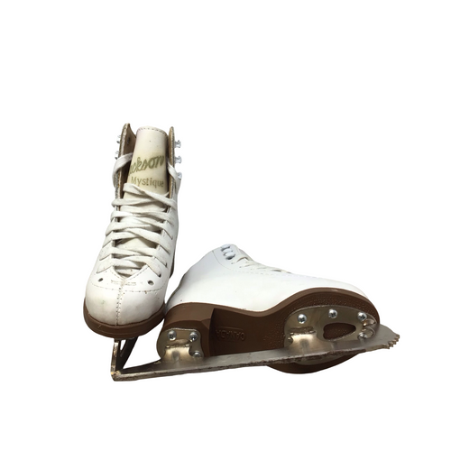 Vist Large View of Product Image Which is Used Jackson MYSTIQUE Girls Figure Skate White Youth 10.0