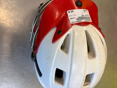 Vist Large View of Product Image Which is Used Cascade CPRO Lacrosse Helmet White MD
