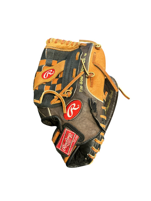 Vist Large View of Product Image Which is Used Rawlings PP11BT BB/SB Glove RH Throw Brown 11"