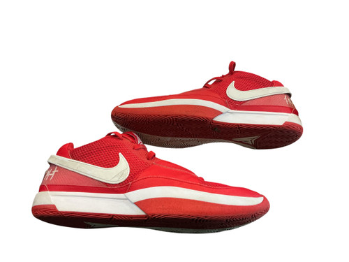 Vist Large View of Product Image Which is Used Nike JA MORANT Basketball Shoes Red Senior 13