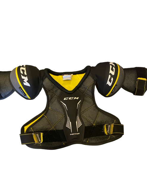 Vist Large View of Product Image Which is Used CCM VECTOR Junior Shoulder Pads SM