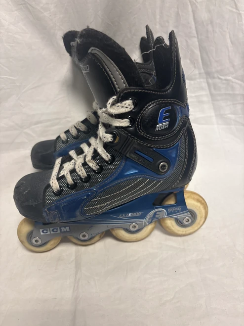 Vist Large View of Product Image Which is Used CCM RUSH Junior Rec Fitness Skates Black Junior 01