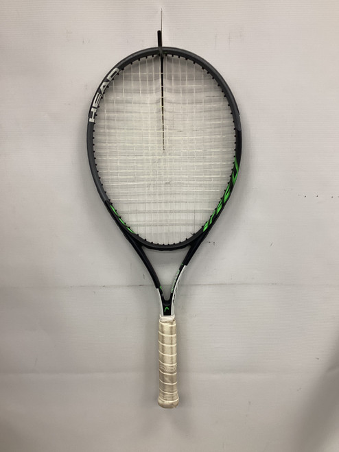 Vist Large View of Product Image Which is Used Head GEO Adult Tennis Racquet Black 4 1/2"