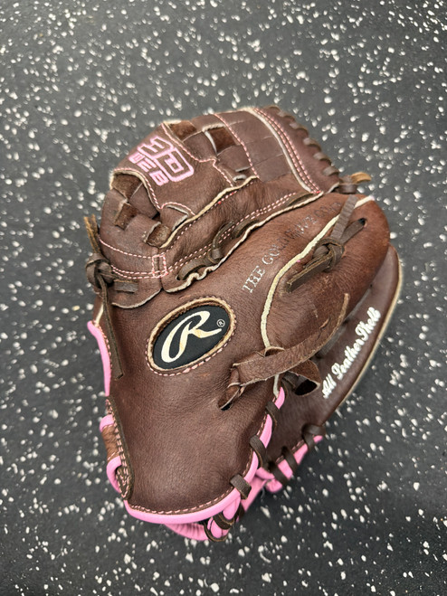 Vist Large View of Product Image Which is Used Rawlings IS110FP BB/SB Glove RH Throw Brown 11"