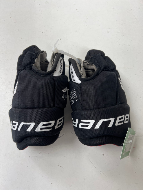 Vist Large View of Product Image Which is Used Bauer LIL SPORT Youth Gloves Black 9"