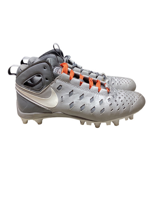 Vist Large View of Product Image Which is Used Nike LAX Cleats Boys Grey Junior 04.5