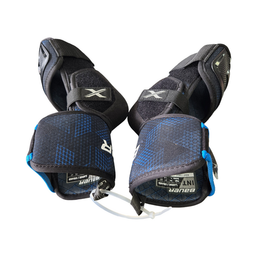 Vist Large View of Product Image Which is Used Bauer VAPOR X INT EP Intermediate Elbow Pads LG