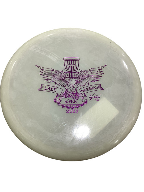 Vist Large View of Product Image Which is Used Prodigy LAKE MARSHALL OPEN Disc Golf Mid Range White