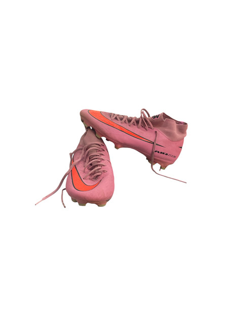 Vist Large View of Product Image Which is Used Nike Soccer Cleats Pink Senior 8.5