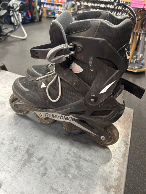 Vist Large View of Product Image Which is Used Rollerblade PERFORMANCE Senior Rec Fitness Skates Black Senior 10