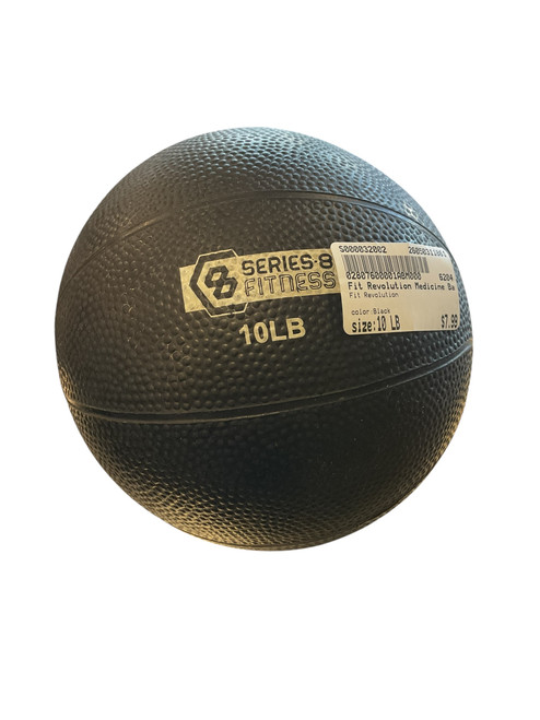 Vist Large View of Product Image Which is Used Fit Revolution Medicine Ball Black 10 lb