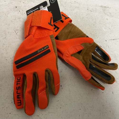 Vist Large View of Product Image Which is Used Warstic BB/SB Batting Gloves Orange SM
