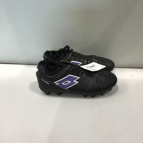 Vist Large View of Product Image Which is Used Lotto Soccer Cleats Black Junior 04